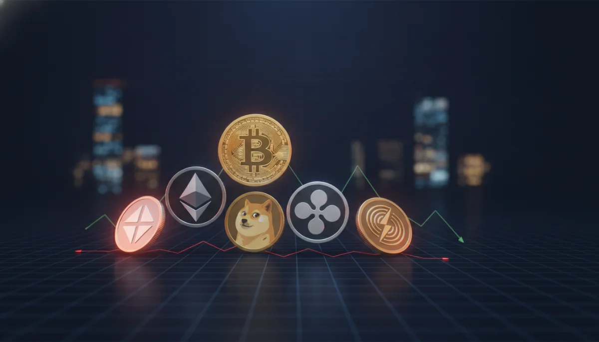 Crypto Stocks Wobble as Dogecoin and Ether Slip