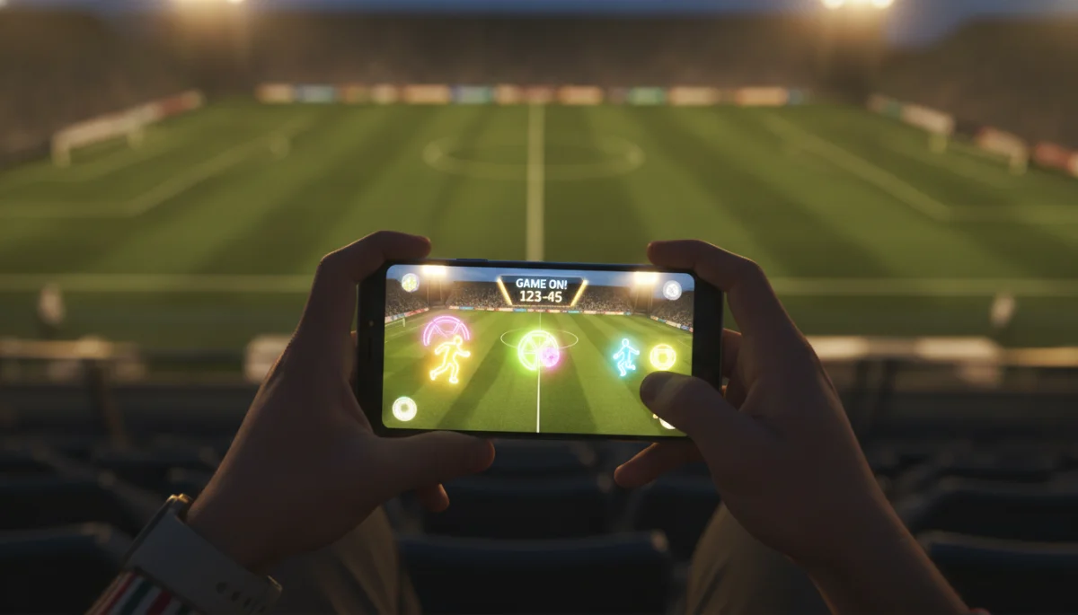 Halftime Phone Games Keep Fans Locked In
